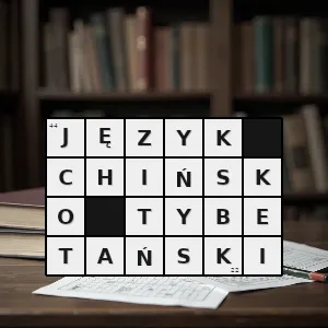 Hasło krzyżówkowe język chińsko tybetański - język chińsko-tybetański – rozwiązanie, synonimy, podpowiedzi i definicje krzyżówkowe